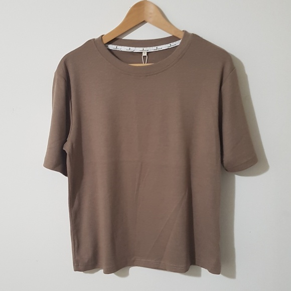 Casual Crewneck Short Sleeve Tee - Picture 2 of 4